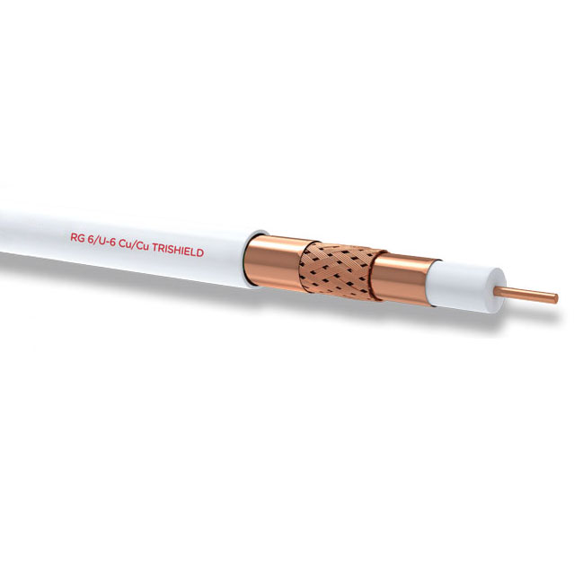 RG 6/U-6 Cu/Cu TRISHIELD